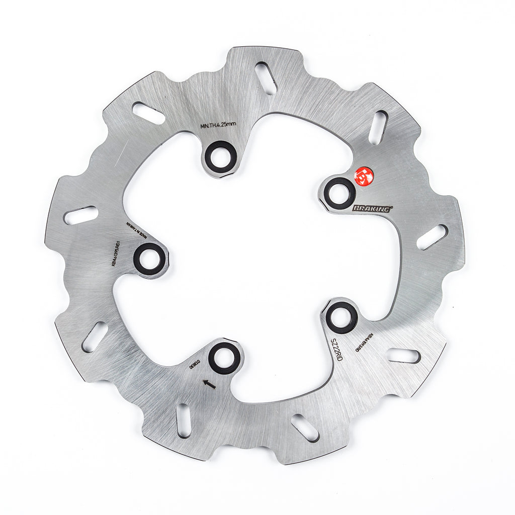 Rear Braking Rotor by Braking, model 32-2522, showing the circular metal disc used for vehicle braking systems.