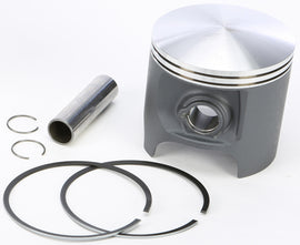 Vertex cast piston kit with +0.50 oversized honed finish, suitable for engine rebuilds, shown in the image.