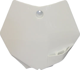 Front Number Plate White