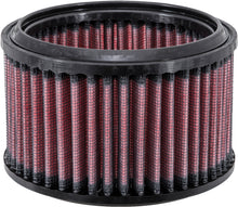 Load image into Gallery viewer, K&amp;N Air Filter 705010 for vehicles, showing a close-up of the reusable, high-performance air filter with pleated design.