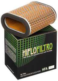 Hiflofiltro Air Filter 551-2405 for motorcycle engines, showing the clean, rectangular filter element with a plastic frame.
