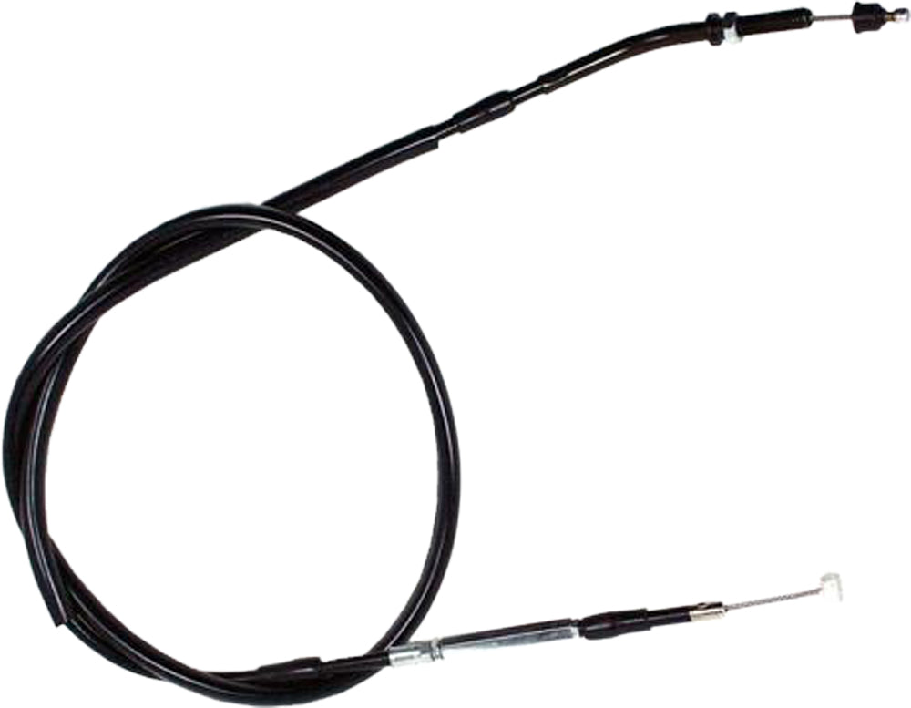 Motion Pro black vinyl choke cable 70-2558 for motorcycle throttle or clutch control, featuring a durable cable and fittings.