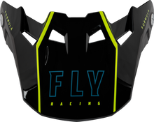 Load image into Gallery viewer, Fly Racing Formula Carbon Tracer Visor in Hi-Vis and Black, small size, designed for motorcycle helmet accessories.
