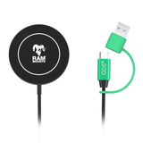 Ram - Qi2 15w Wireless Charger Black - 71-7088