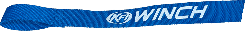 Blue KFI Products Winch Hand Saver accessory for winching, designed to protect hands during vehicle recovery.