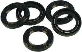 Set of five James Gasket rubber gasket seals for OD starter FLT FXR FXRS motorcycles, showing the sealed rubber components.