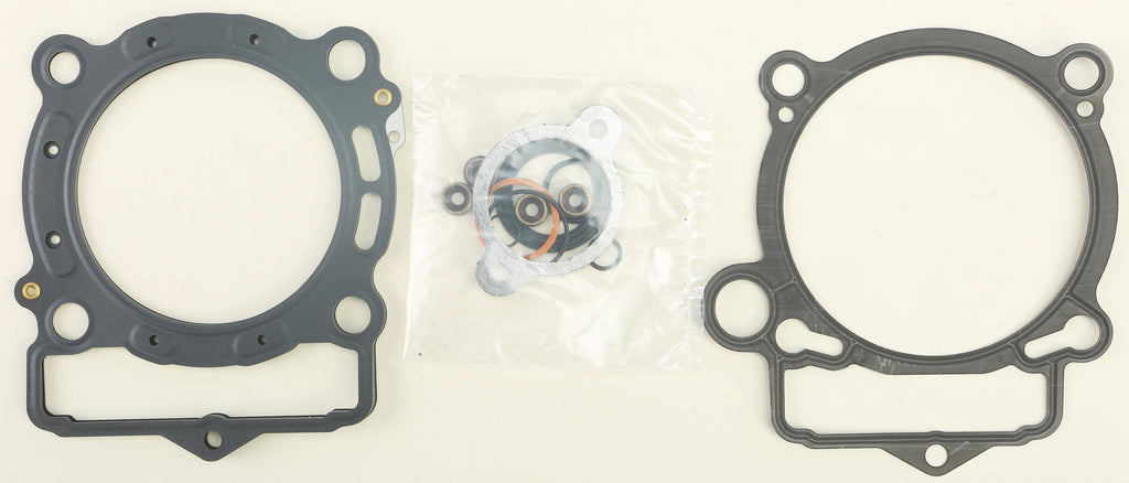 Athena Top End Gasket Kit without Valve Cover Gasket for Husqvarna and KTM models, part 67-0742, showing gasket components.