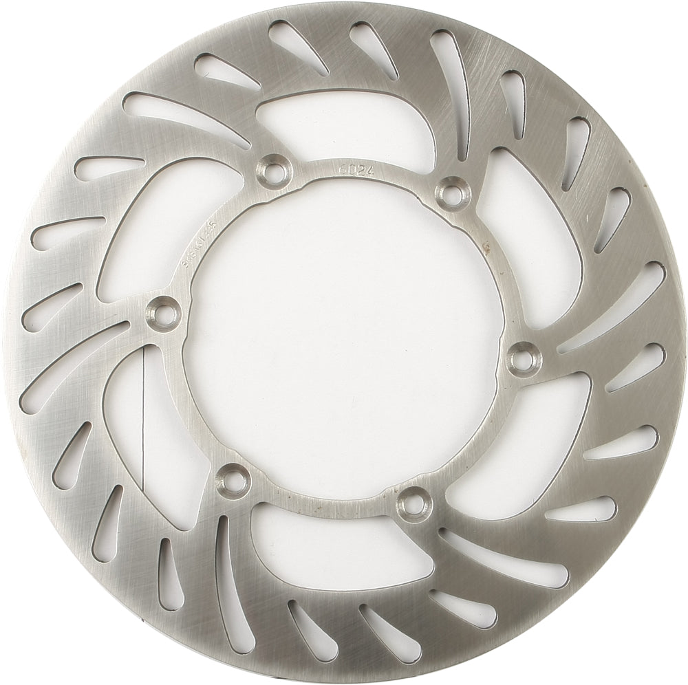EBC Motorcycle Brakes Standard Rotor 15-6024, round metal brake disc with vented design for motorcycle braking systems.