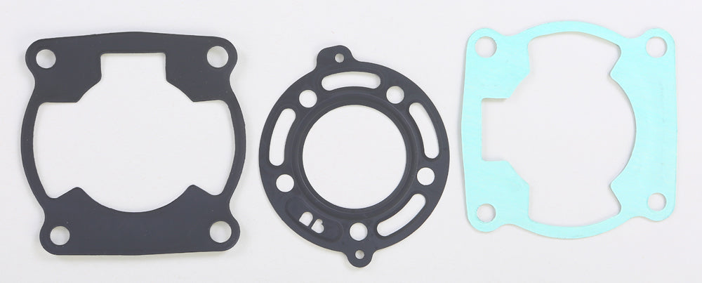 Athena Race Gasket Kit for Kawasaki 68-25065 showing assorted gaskets and seals laid out for engine assembly.