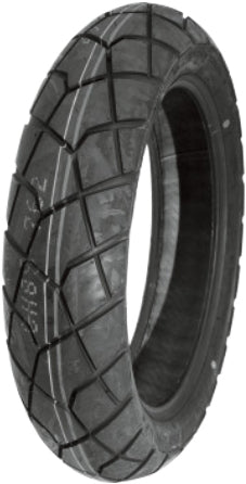 Bridgestone Trail Wing TW152 front motorcycle tire 150/70R17 radial tread side view
