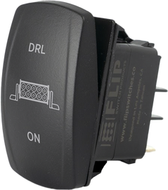 FLIP Switch Products standard 3-position switch with metal toggle and mounting hardware, ideal for electrical control applications.