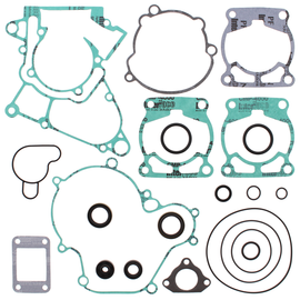 Vertex complete gasket set with oil seals, featuring various gaskets and seals for engine maintenance and repair.
