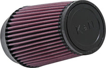 Load image into Gallery viewer, K&amp;N Air Filter 716500 for vehicle, showing the reusable, high-performance air filter with pleated cotton filtering media.