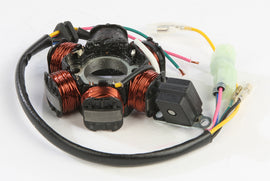 Ricks Motorsport Electric Stator 27-21634 for motorcycle, electrical component with copper wiring and metal mounting points