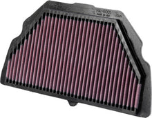 Load image into Gallery viewer, K&amp;N Air Filter 736001 for vehicles, showing the high-performance reusable air filter with a pleated cotton media design.