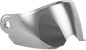 Fly Racing Odyssey Shield Silver Mirror motorcycle helmet visor with reflective silver mirror finish.