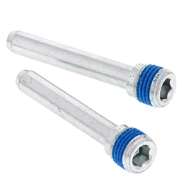All Balls brake caliper pin 21-87008 for motorcycle brakes, showing the metal pin with grooves and mounting holes.