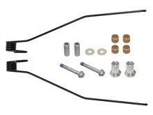Load image into Gallery viewer, SP1 Ice Scratchers kit with black and silver components, designed for snowmobile skis for enhanced traction and durability.