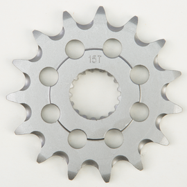 Steel 15T Front CS Sprocket for Honda CRF250 by Fire Power, durable motorcycle part with gear teeth and central hole.