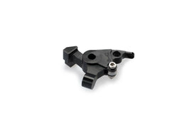 Black PUIG lever adapter brake for motorcycle, showing the sleek, durable lever design with mounting hardware.