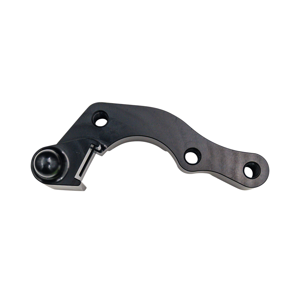 GBRAKES 270 oversize brake bracket, part number 17-SP059, shown in metallic finish with mounting holes for brake system installation.