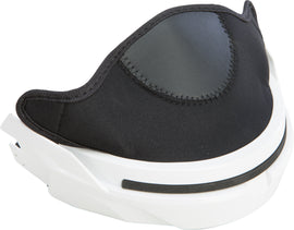 Fly Racing Tourist Jaw Piece in Pearl White, motorcycle protective gear with a sleek design and secure fit.