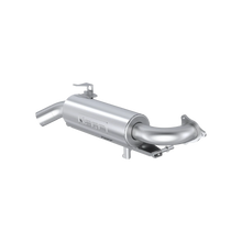 Load image into Gallery viewer, MBRP Exhaust single slip-on system with 5-inch perforated muffler and catalytic converter for enhanced vehicle performance.