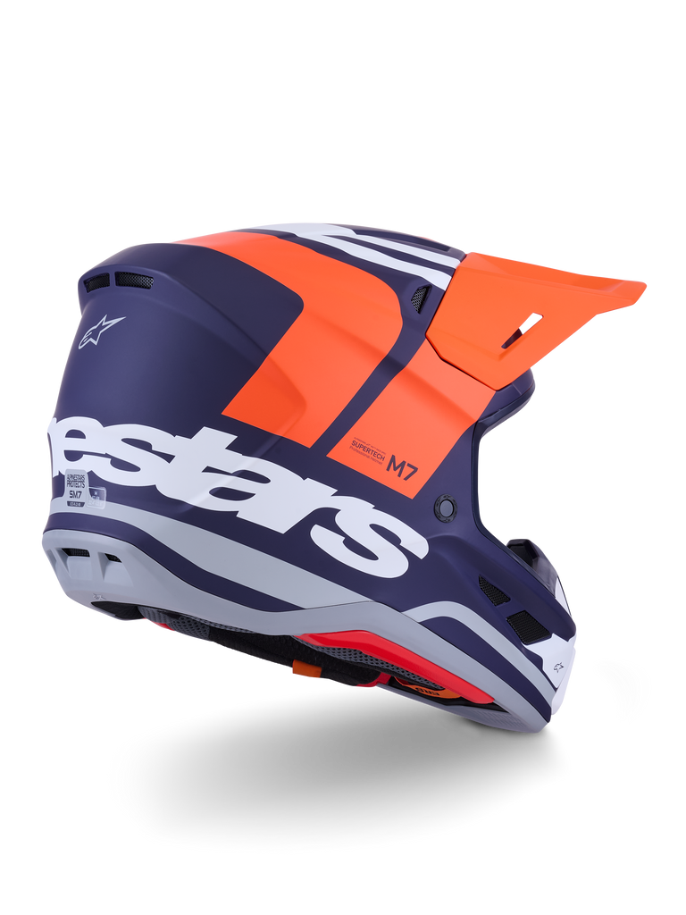 Sm7 Core Helmet Orng/Blue Matt 2x