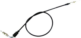 Motion Pro Black Vinyl Throttle Cable 70-0097 for motorcycle control lines, showing the black vinyl exterior and metal fittings.