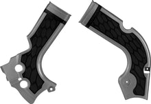 Load image into Gallery viewer, Acerbis X-Grip Frame Guard in silver and black installed on a Honda CRF250 dirt bike, showing protective motorcycle frame guard.
