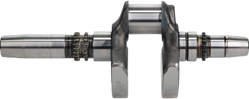 Hot Rods 421-HR0094 engine crankshaft with detailed metal surface and precision machining for automotive performance.