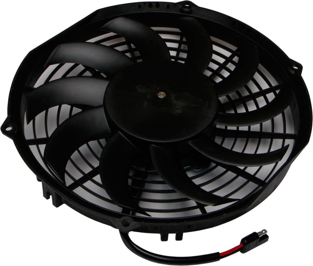 All Balls cooling fan for engine, model 22-01019, showing the black plastic blades and mounting hardware.