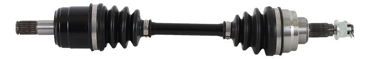 All Balls heavy-duty front drive axle with six balls, designed for durable performance in off-road or ATV vehicles.