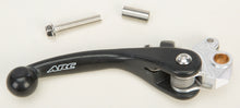Load image into Gallery viewer, ARC composite brake lever for motorcycle, showing the sleek black and silver design with textured grip area.