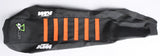DCOR - Seat Cover Black/Orange W/Ribs - 862-30216