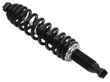 Load image into Gallery viewer, Bronco rear gas shock absorber with model number 183-04471, showing a close-up of the shock's metal cylinder and mounting ends.