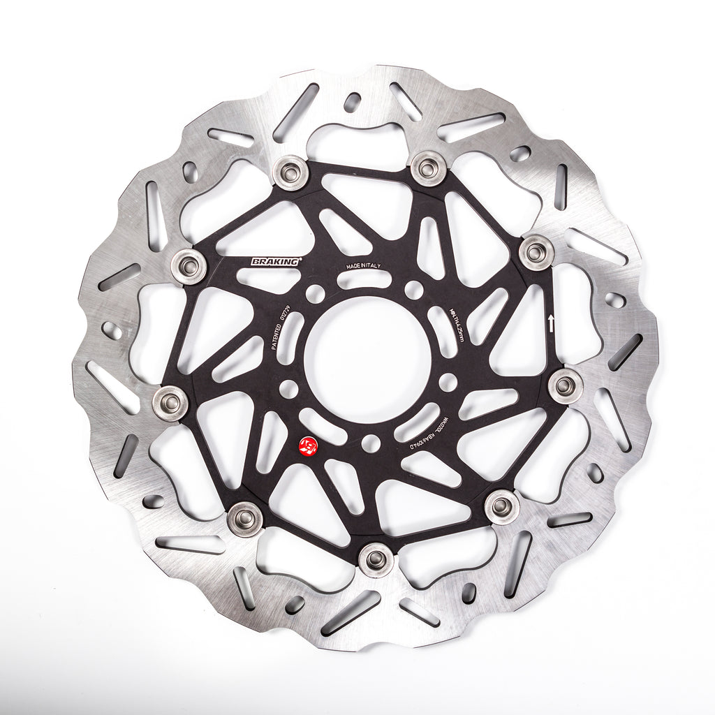 Braking Sk2 directional rotor left 32-6120L brake component with vented design for enhanced cooling and braking performance.