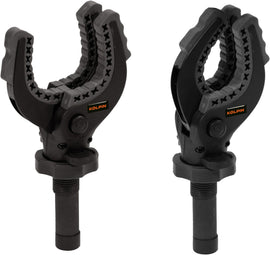 Kolpin KXP ratcheting Rhino grip UTV mount bracket with adjustable ratcheting mechanism and durable black metal construction.