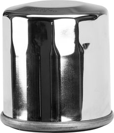 HardDrive Indian Chr 175c Chrome oil filter for motorcycles, featuring durable chrome finish and precise fit.