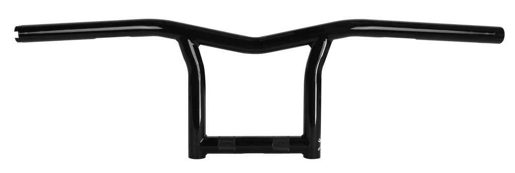 Burly Brand Sid 10-inch black handlebars with 1-inch diameter, designed for motorcycle or bike customization.