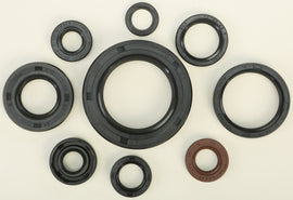 Vertex Oil Seal Set 182-2268 showing close-up of black rubber seals for engine or machinery lubrication and sealing purposes.