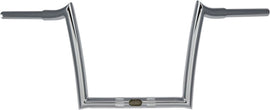 Chrome 12-inch OEM Monkey Bars handlebar for Harley Davidson bikes by BAGGERNATION, featuring durable construction and sleek design.