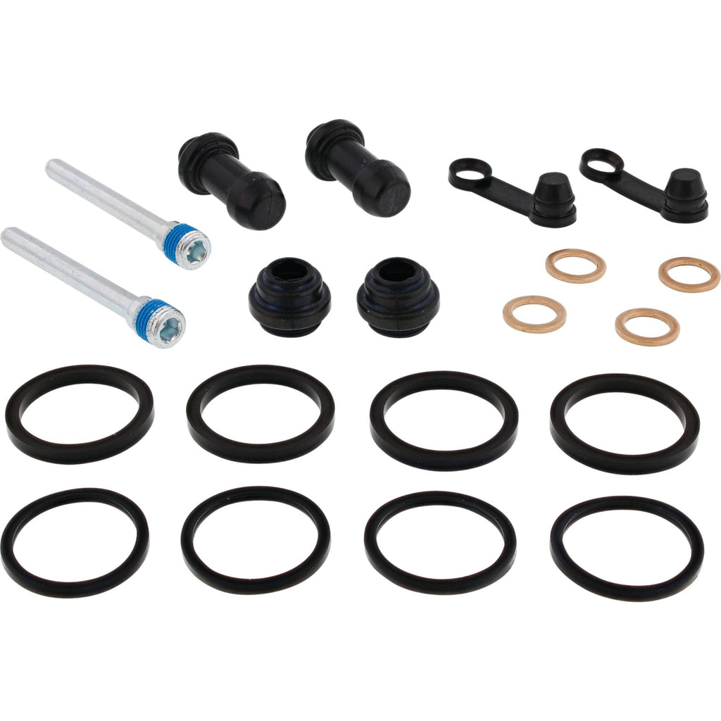 All Balls front caliper rebuild kit 42028-07 for brake system, includes components for brake caliper maintenance.