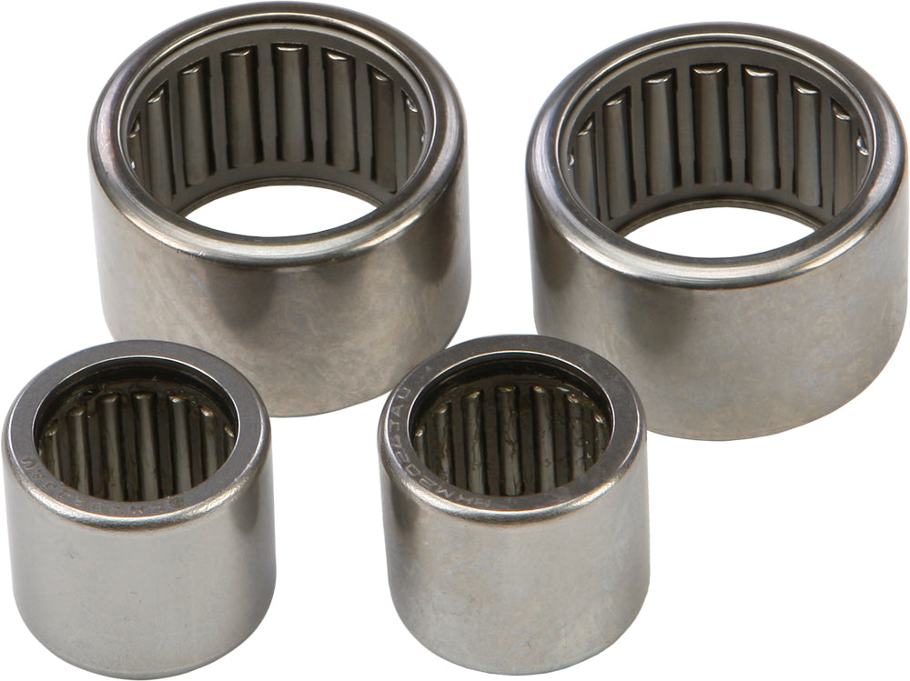 All Balls swingarm bearing kit for suspension, featuring black rubber seals and metal components in a clean packaging.