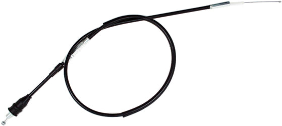 Motion Pro black vinyl throttle cable 70-5075 for motorcycle control lines, showing the cable with black vinyl covering and metal fittings.