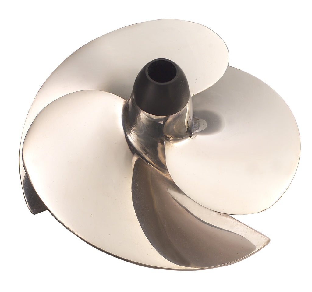 Solas drive impeller St-Cd-14/19 20-8074 for marine watercraft, shown in a close-up view with metallic blades.