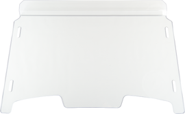 Open Trail full windscreen for off-road vehicles, clear protective windshield with mounting hardware visible in the image.