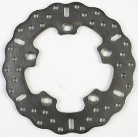 EBC Motorcycle Brakes Contour Street Rotor 155-3106C with vented design and mounting holes for enhanced braking performance.