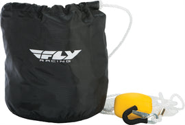 Fly Racing heavy-duty black anchor bag for accessories, designed for secure storage and easy transport of gear.