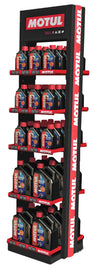 Motul display rack small Tua Eta Late Summer 82-DISPLAY1 showcasing a compact, branded organization stand with Motul logo.